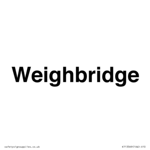 Weighbridge